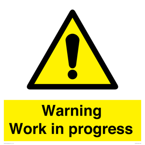 Warning Work in progress